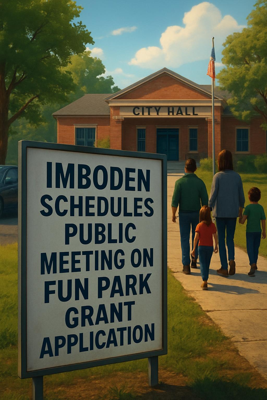 Imboden Schedules Public Meeting on FUN Park Grant Application